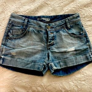Express Denim Shorts